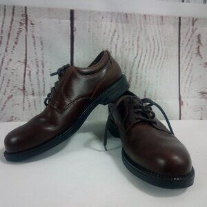 Nunn Bush Brown Leather Oxford Lace Up Dress Shoes
